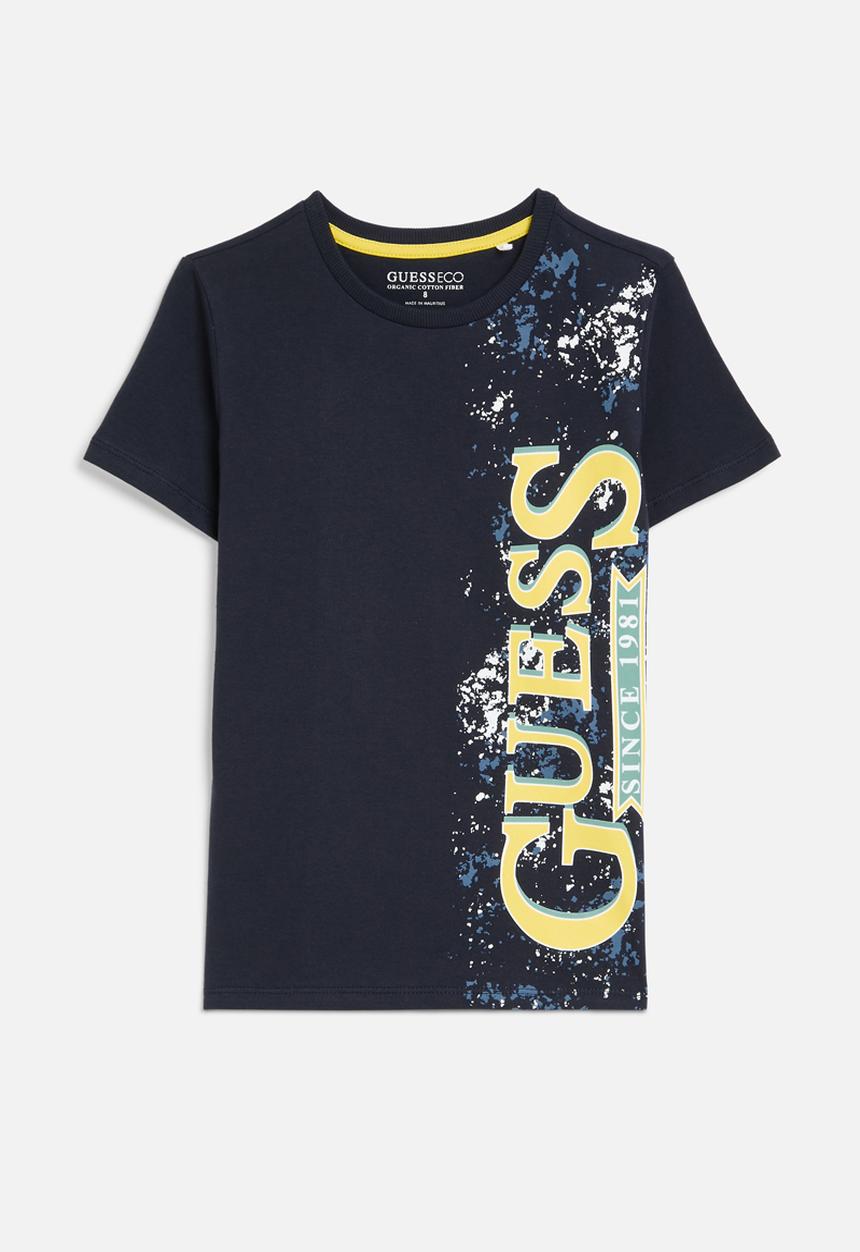GUESS - Short sleeve T-shirt - smart blue