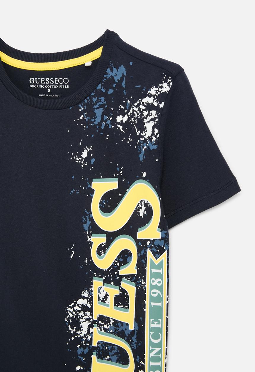 GUESS - Short sleeve T-shirt - smart blue