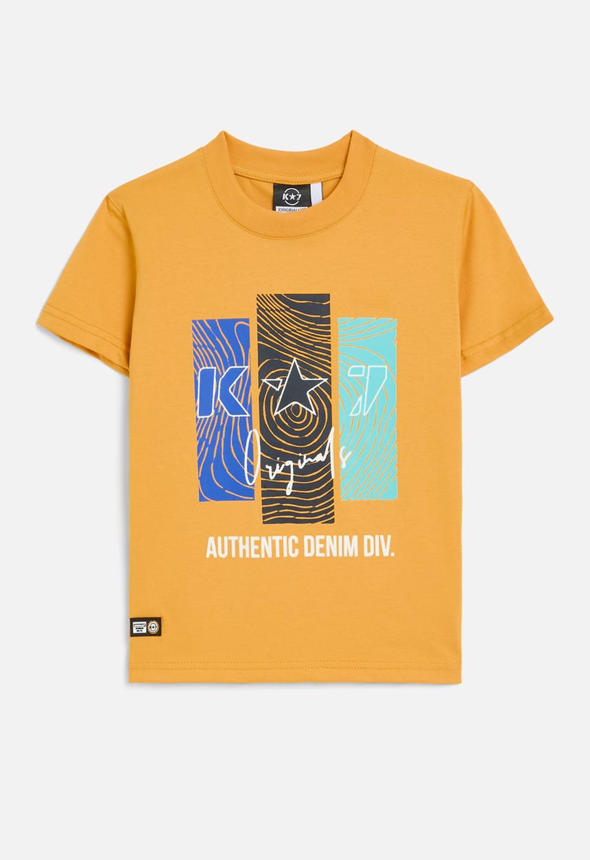 K-STAR 7 - Alex boys top - mustard