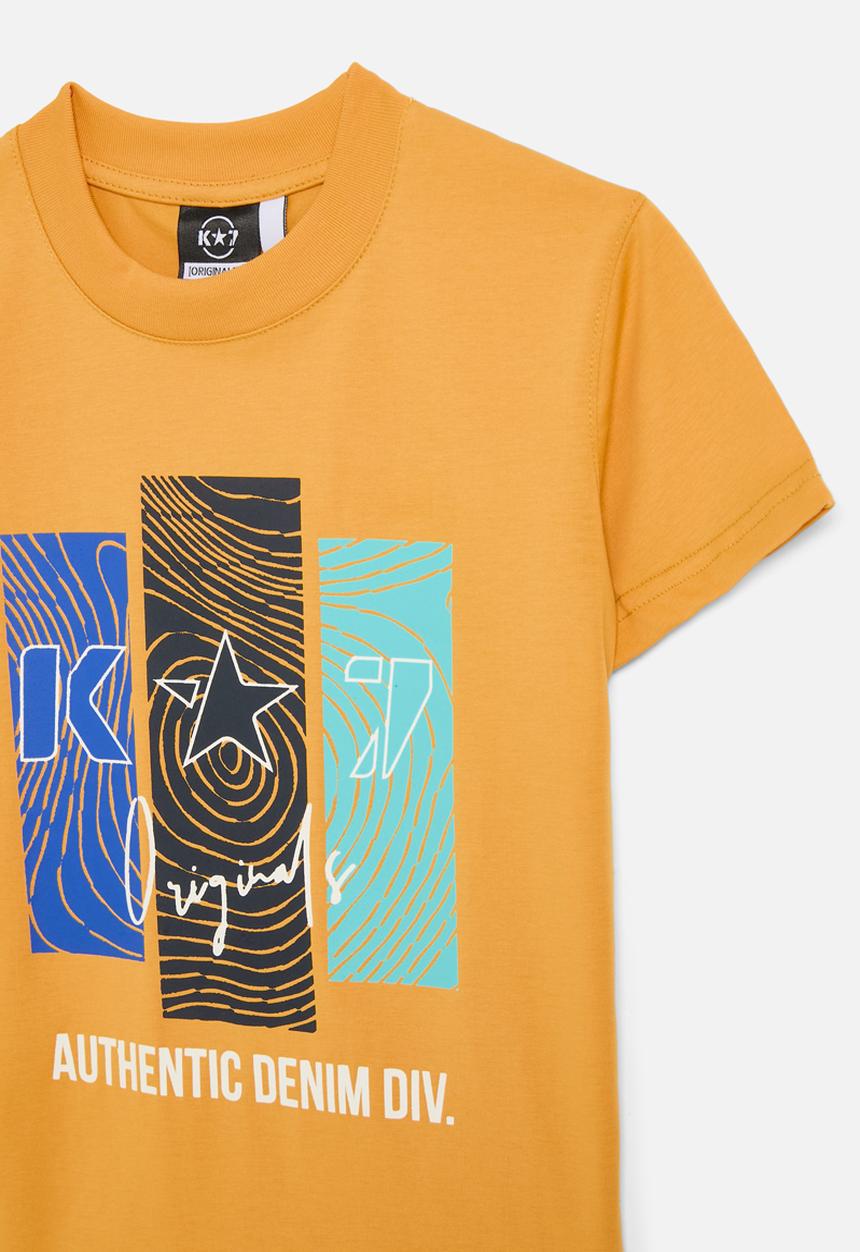 K-STAR 7 - Alex boys top - mustard