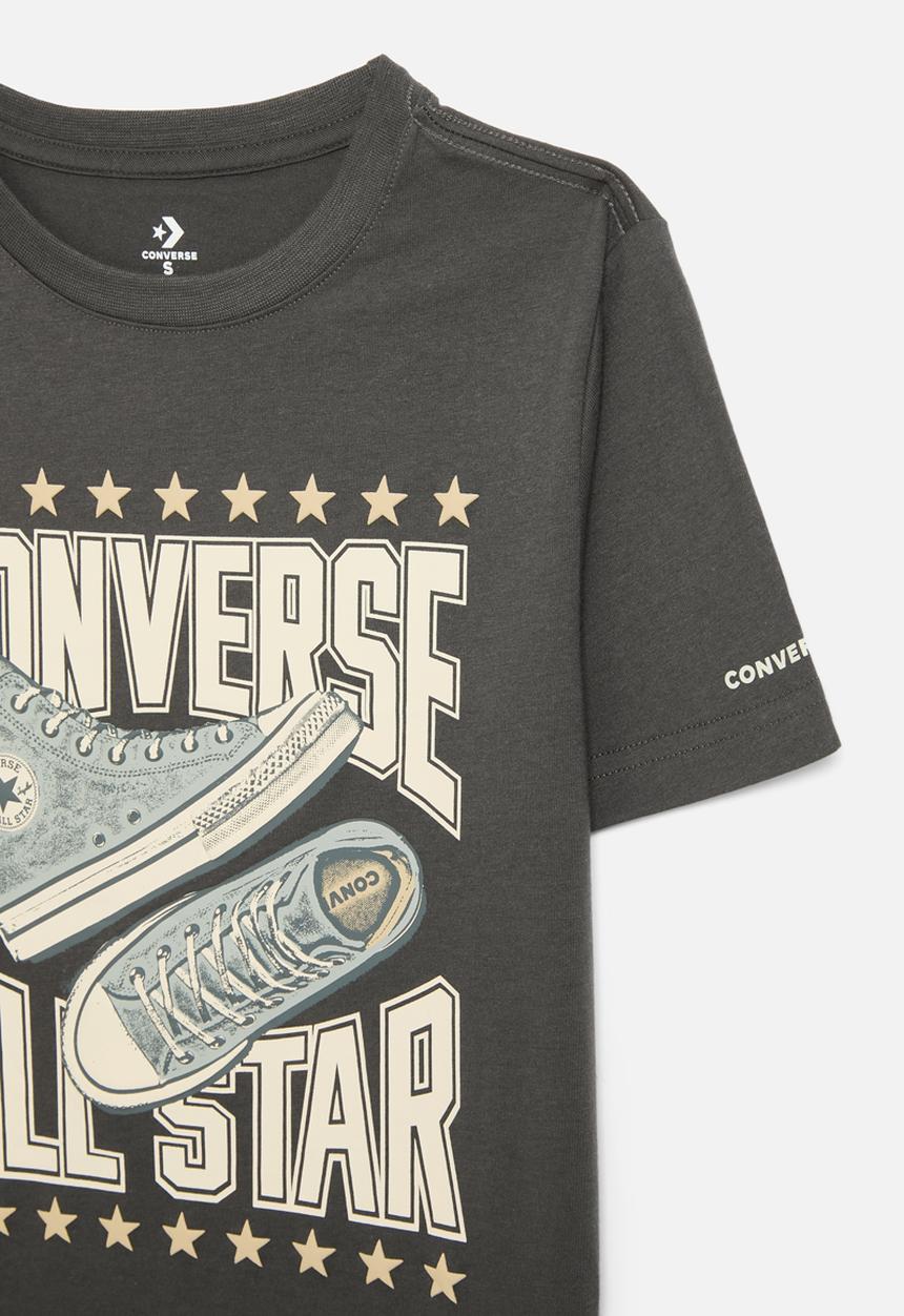 Converse - Cnvb sneaker arch short sleeve tee - dark matter