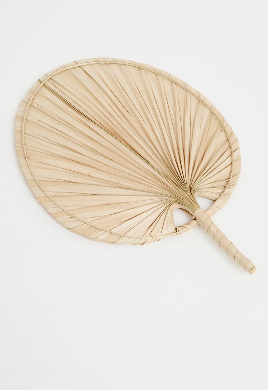 Sixth Floor - Palm Leaf Decorative fan - Natural