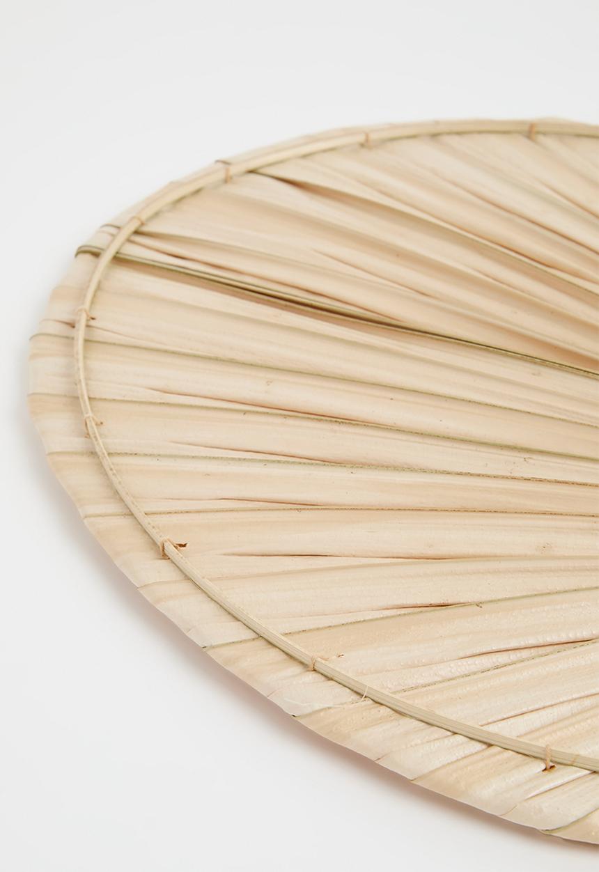 Sixth Floor - Palm Leaf Decorative fan - Natural