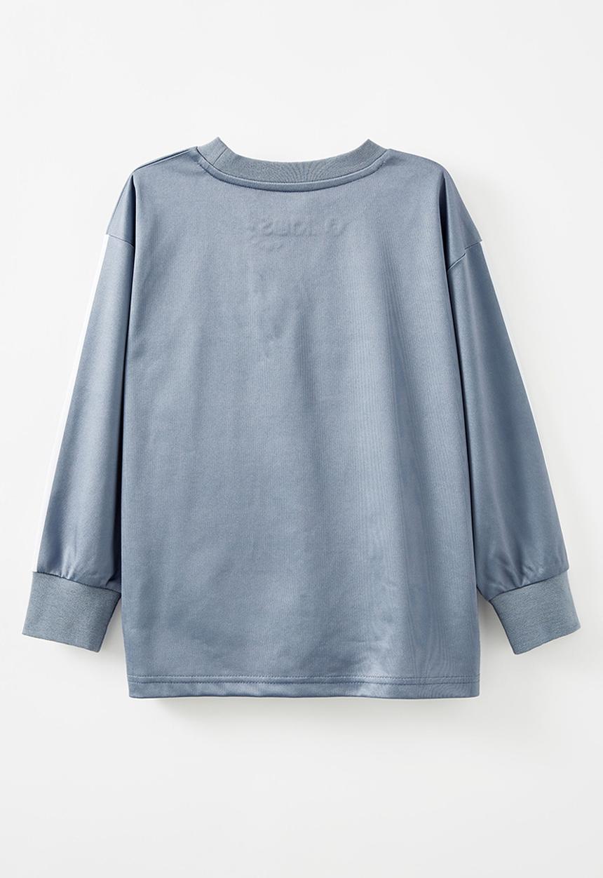 Cotton On - Long sleeve mesh sport tee - steel/98