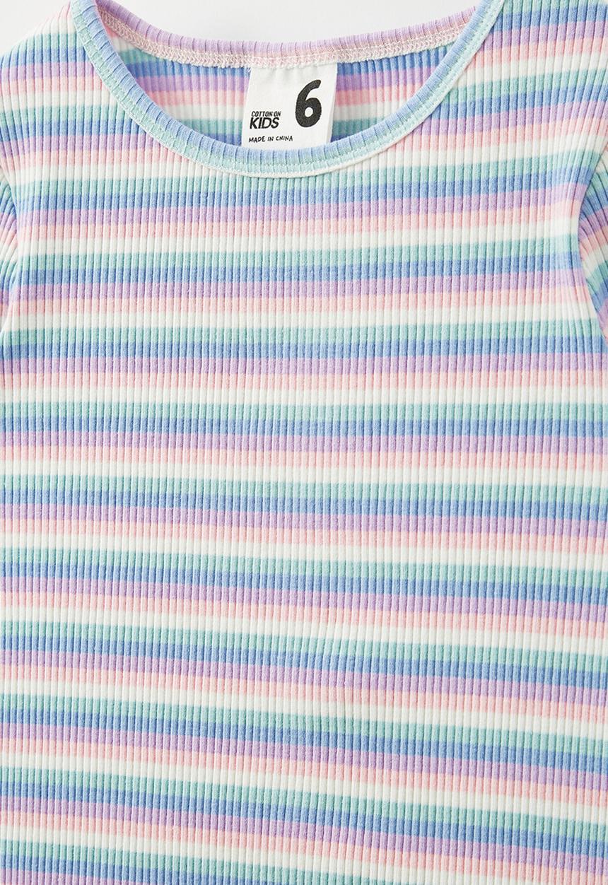 Cotton On - Jade crew - rainbow sky