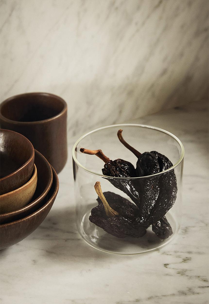 H&M - Glass jar with lid - transparent