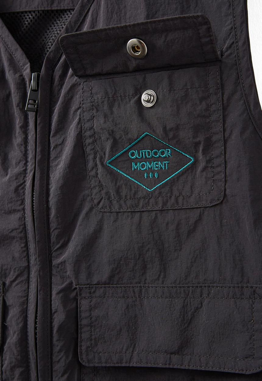 Cotton On - Fisherman pocket vest - black