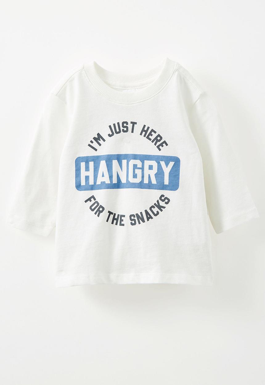 Cotton On - Jamie long sleeve tee - vanilla/hangry