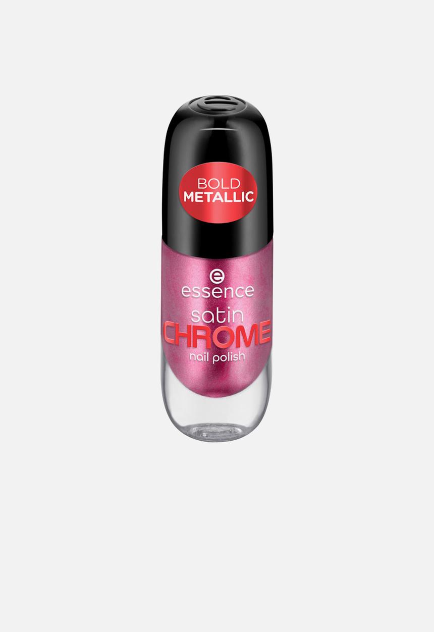 essence - Satin Chrome Nail Polish 03 - Meta Maroon