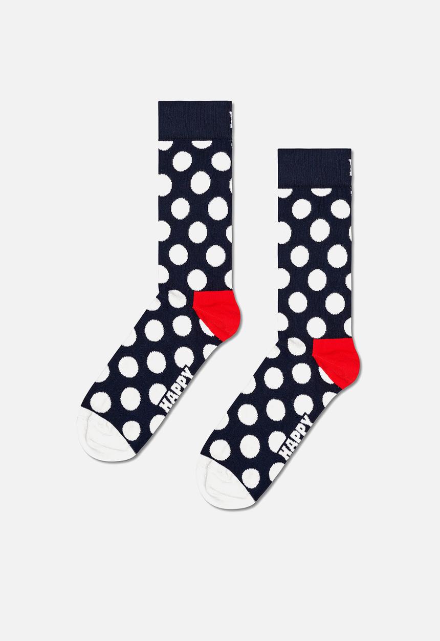 Happy Socks - 3-Pack Classic Filled Optic Socks - Navy