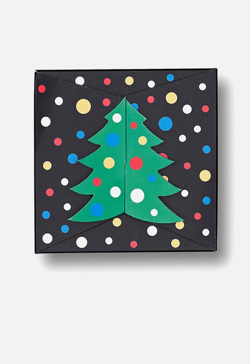 Happy Socks - 2-Pack Holiday Tree Gift Set - Black