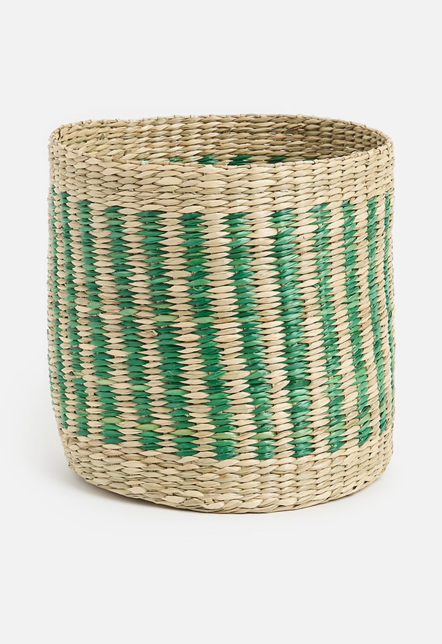 Sixth Floor - Planter set of 2 - Natural & Green
