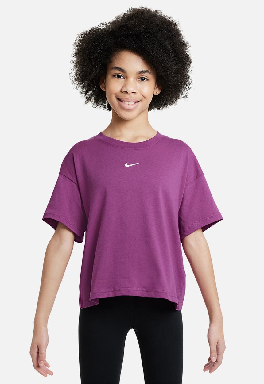 Nike - G nsw tee boxy essntl lbr - hot fuchsia