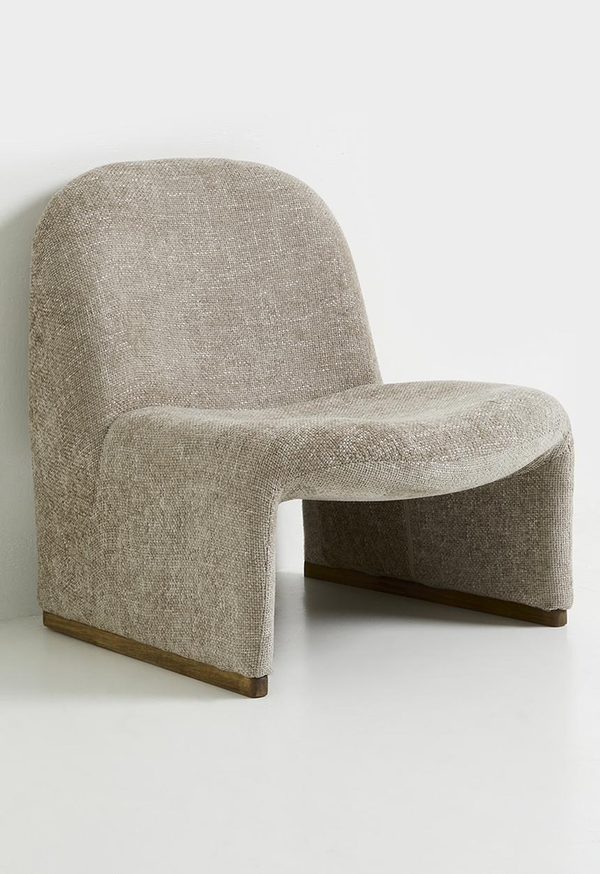 Sixth Floor - Harods chenille chair-natural