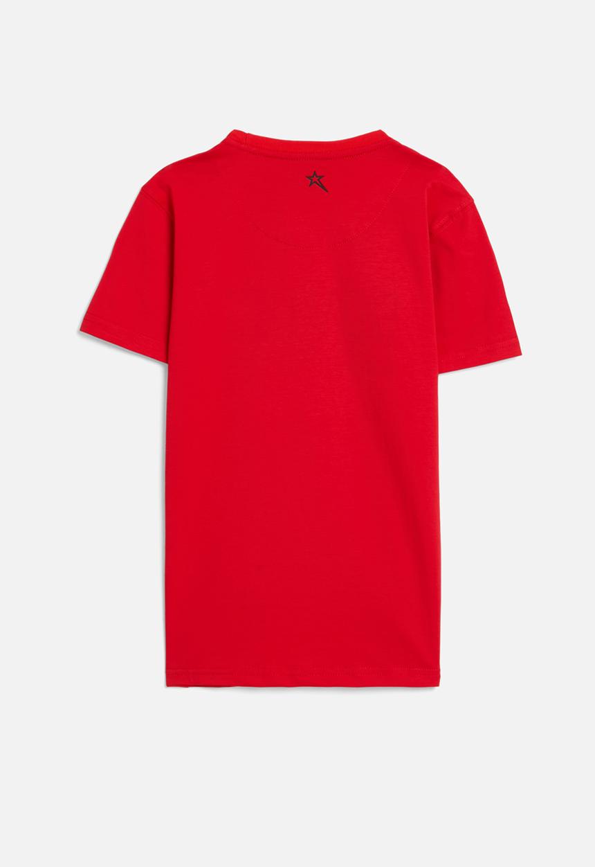 SOVIET - Boys crew neck fashion tee - red