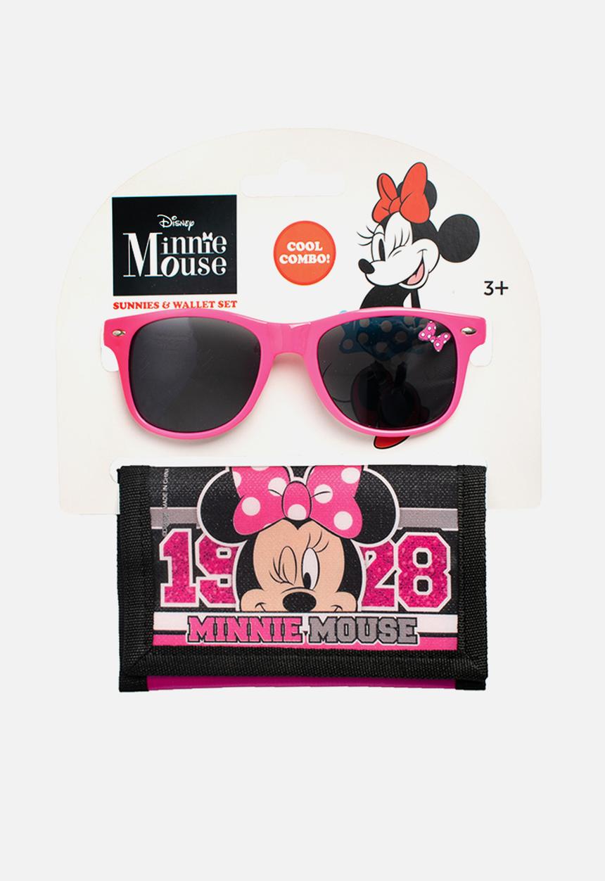 The Character Group (Legacy) - Minnie sunglasses & wallet set - pink & black