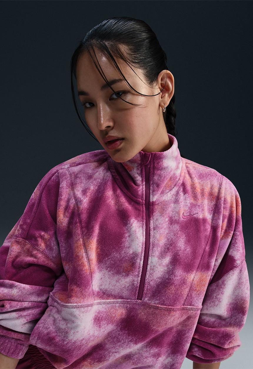 Nike - Nike Womens Polar AOP Top - hot fuchsia