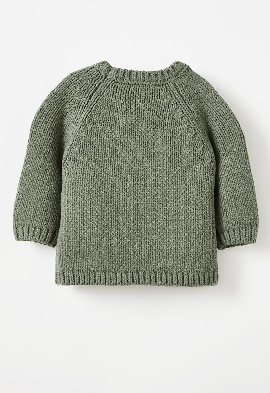 Cotton On - Connor crew neck jumper - swag green