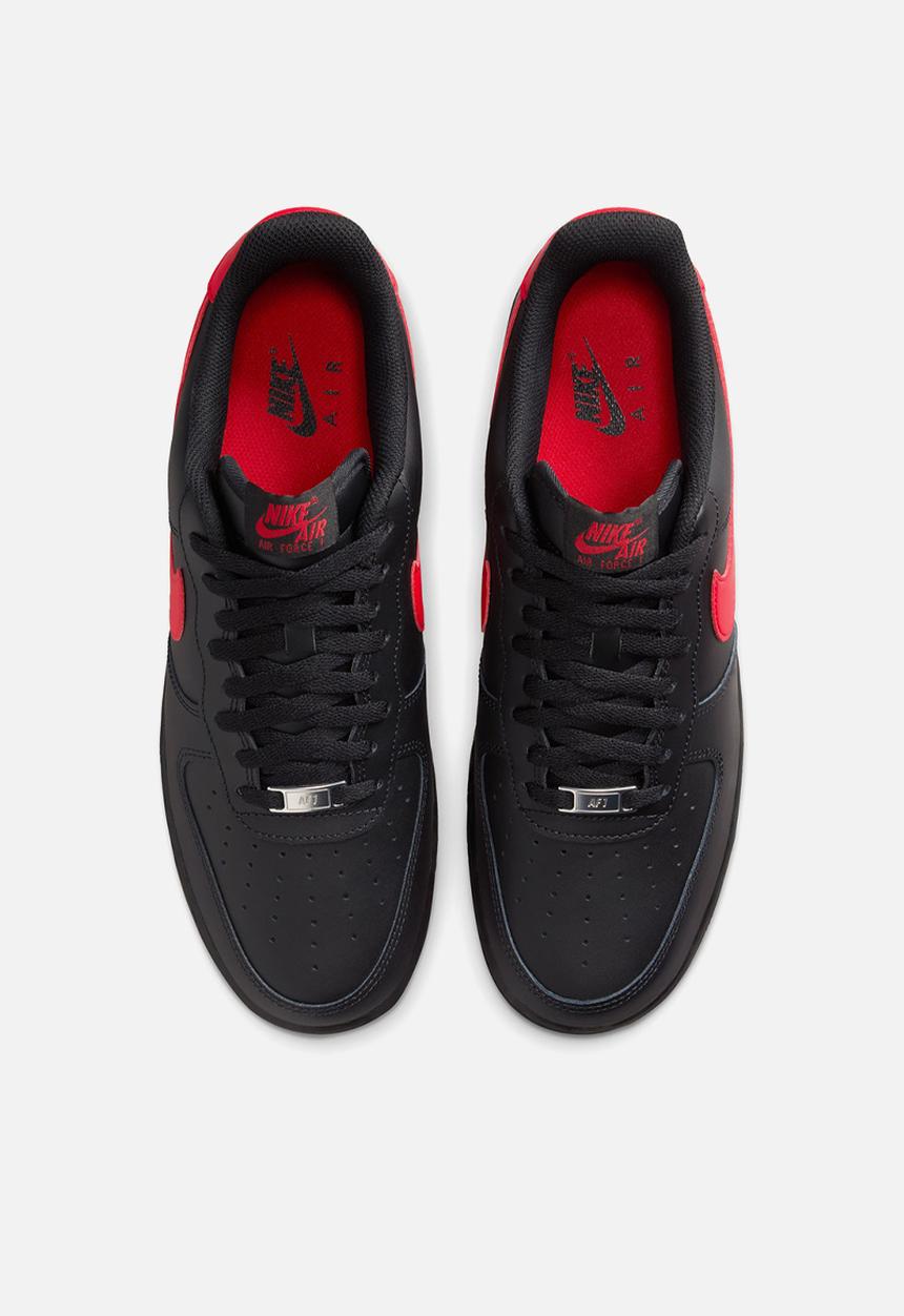 Nike Air Force 1 '07 - black/university red-black