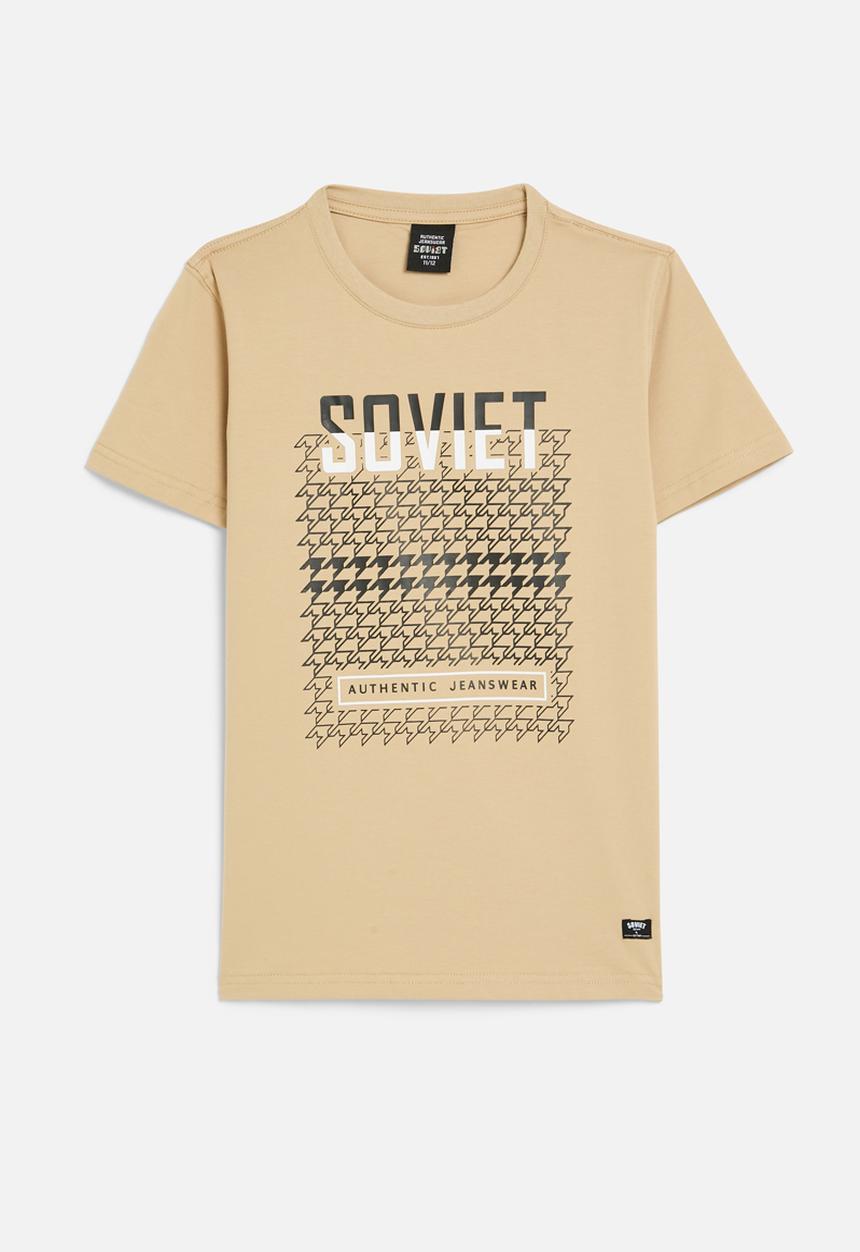 SOVIET - Boys crew neck fashion tee - neutral 