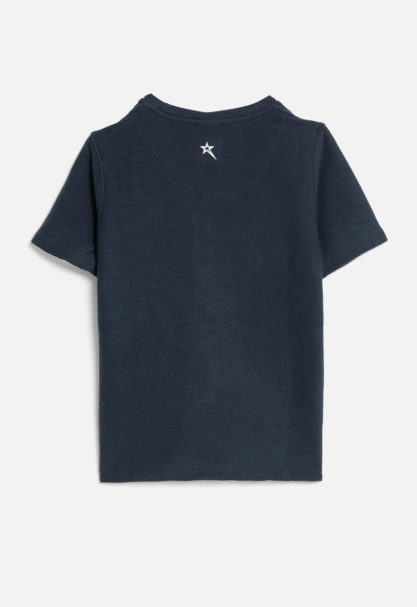 SOVIET - Boys fashion set crew neck  - navy