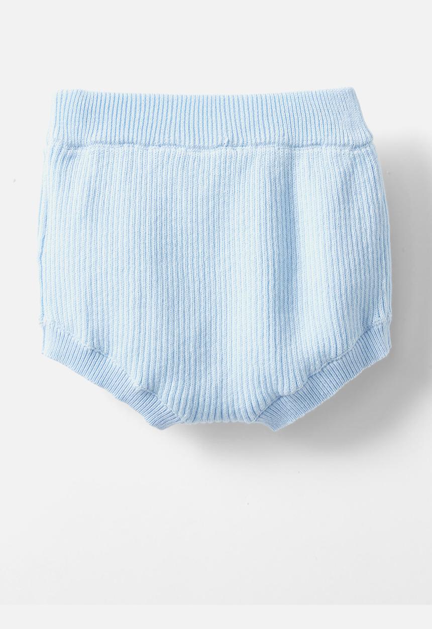 Cotton On - Organic knit bloomers - white water blue
