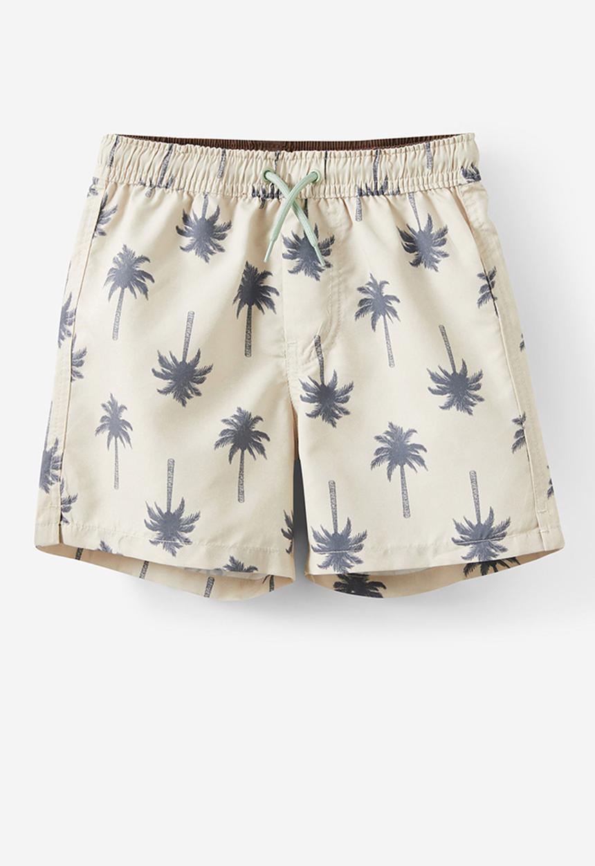 Cotton On - Bailey board short - rainy day/rabbit grey palm
