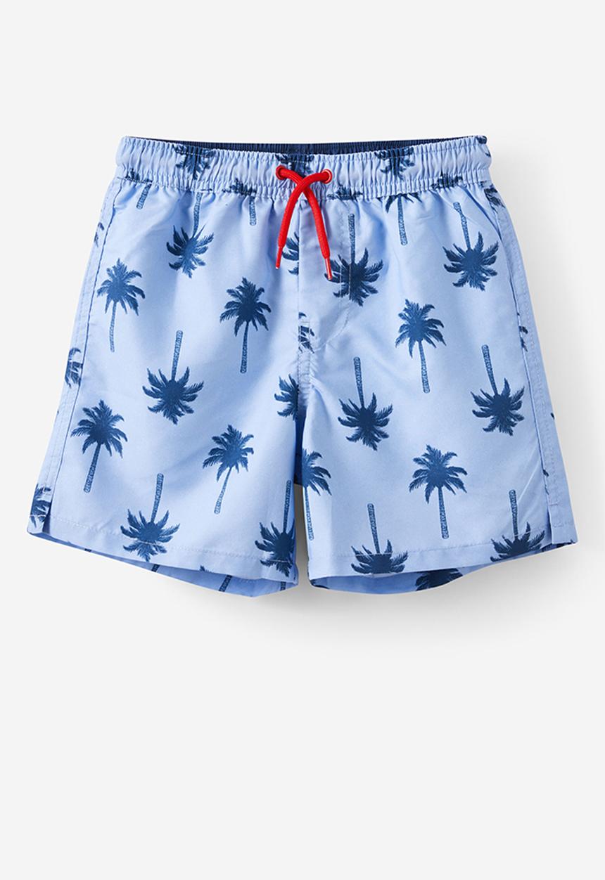 Cotton On - Bailey board short - dusk blue/in the navy palm