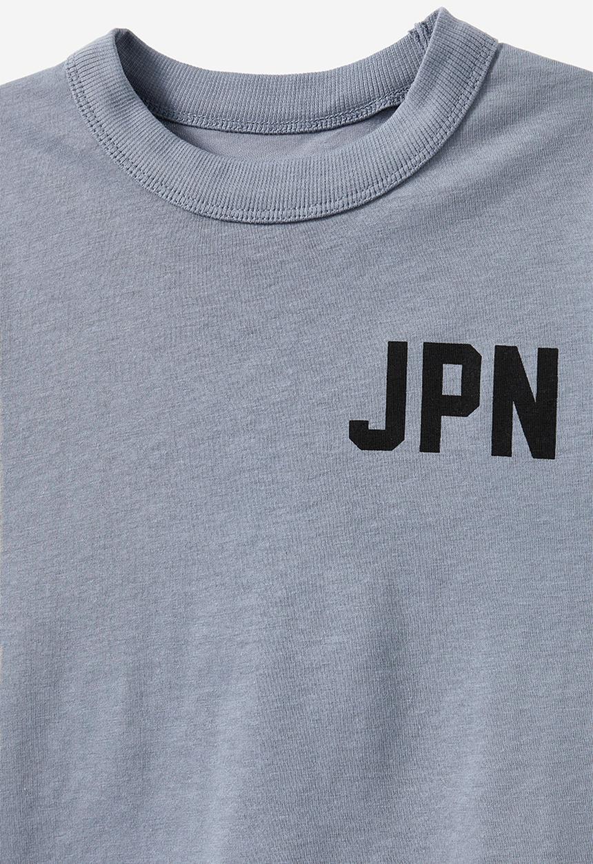 Cotton On - Jonny short sleeve print tee - steel/tokyo city jpn