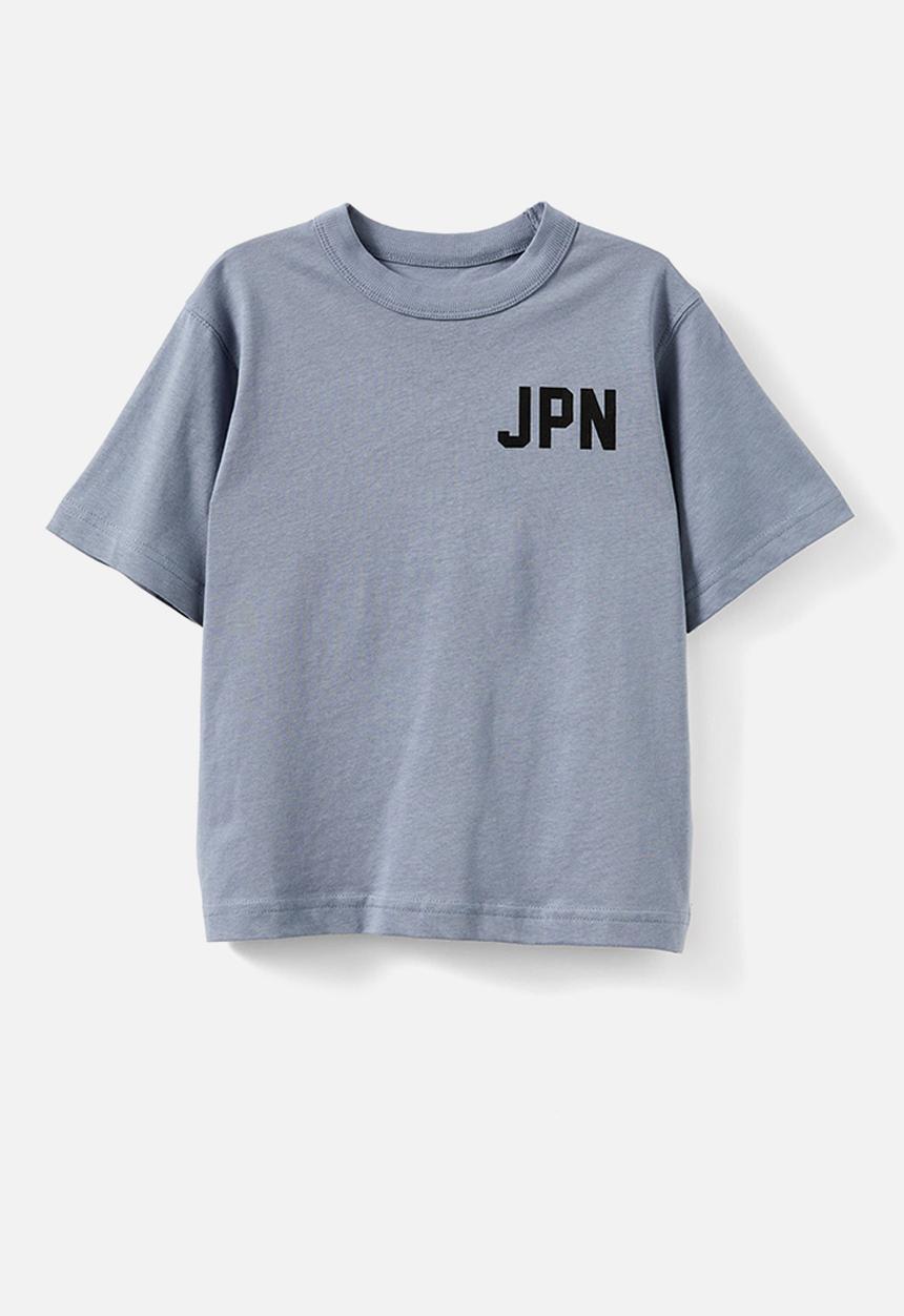 Cotton On - Jonny short sleeve print tee - steel/tokyo city jpn