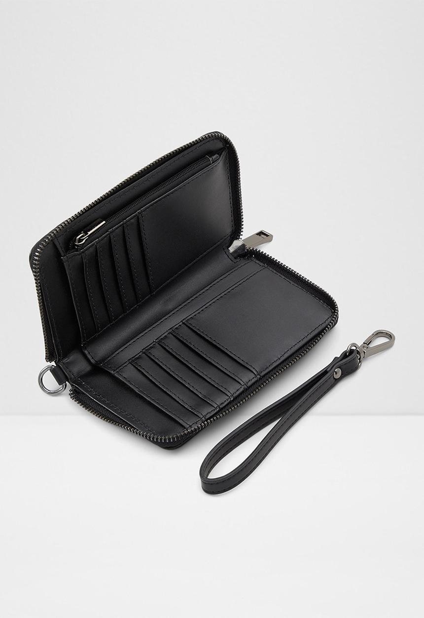 ALDO - Devalandar zip around purse - black