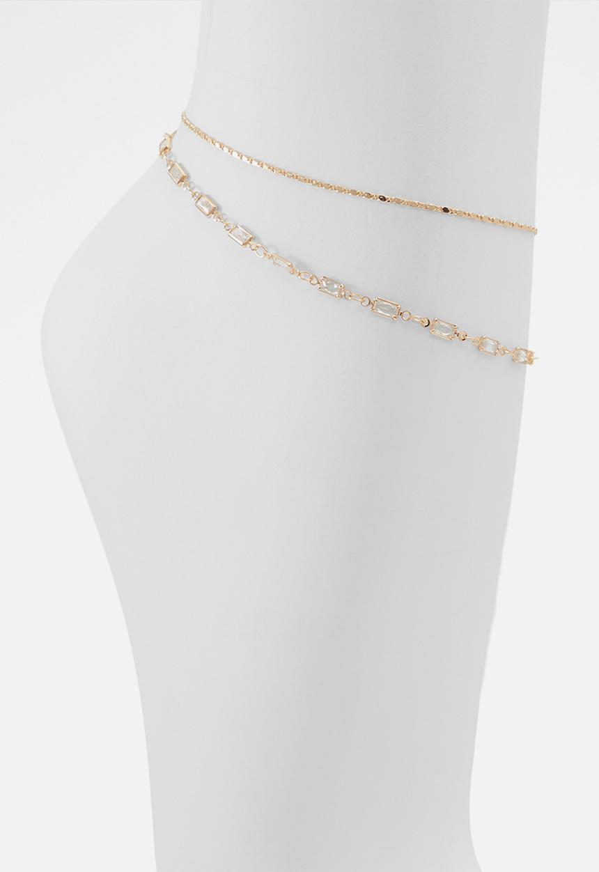 ALDO - Farobana anklet - gold