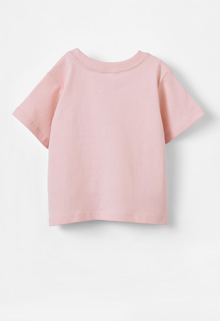 Cotton On - Jamie short sleeve tee - pink pearl/bow