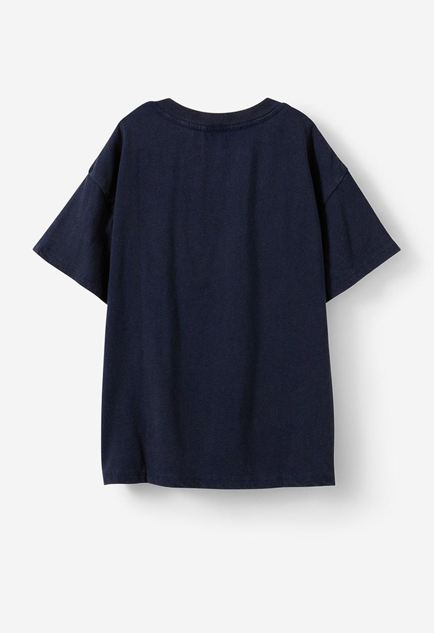 Cotton On - License drop shoulder short sleeve tee - lcn dis tinkerbell/squid ink