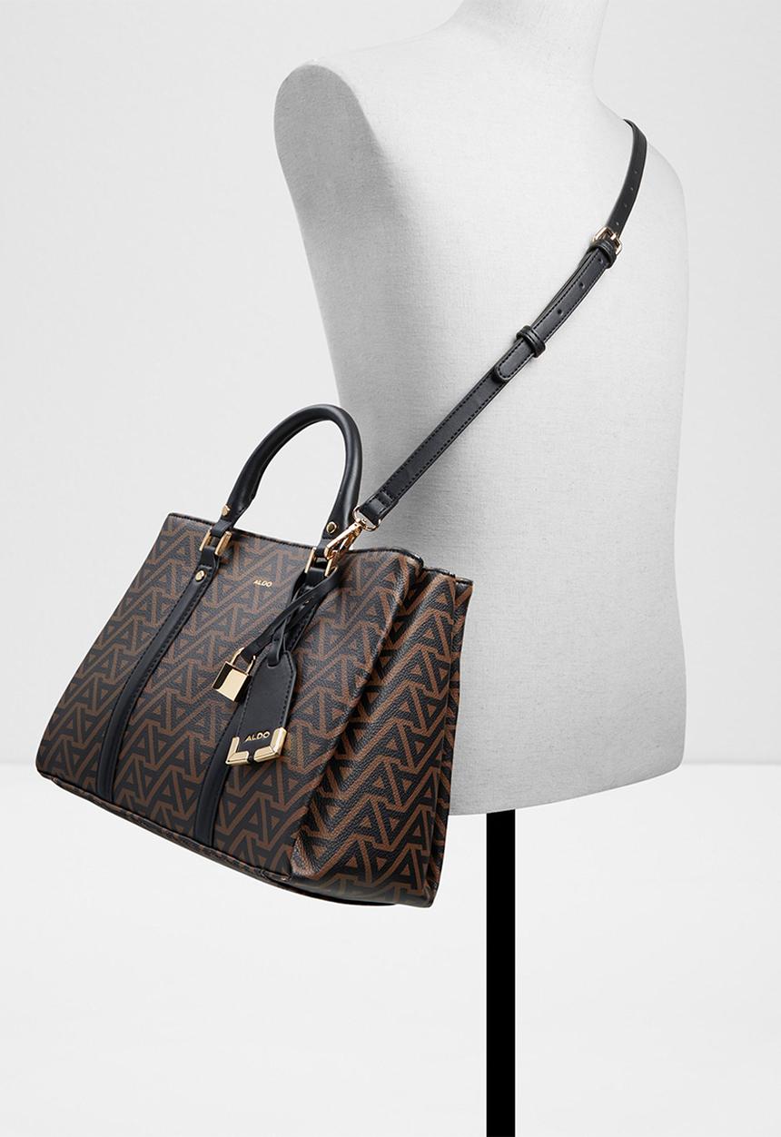 ALDO - Harmone satchel bag - brown 