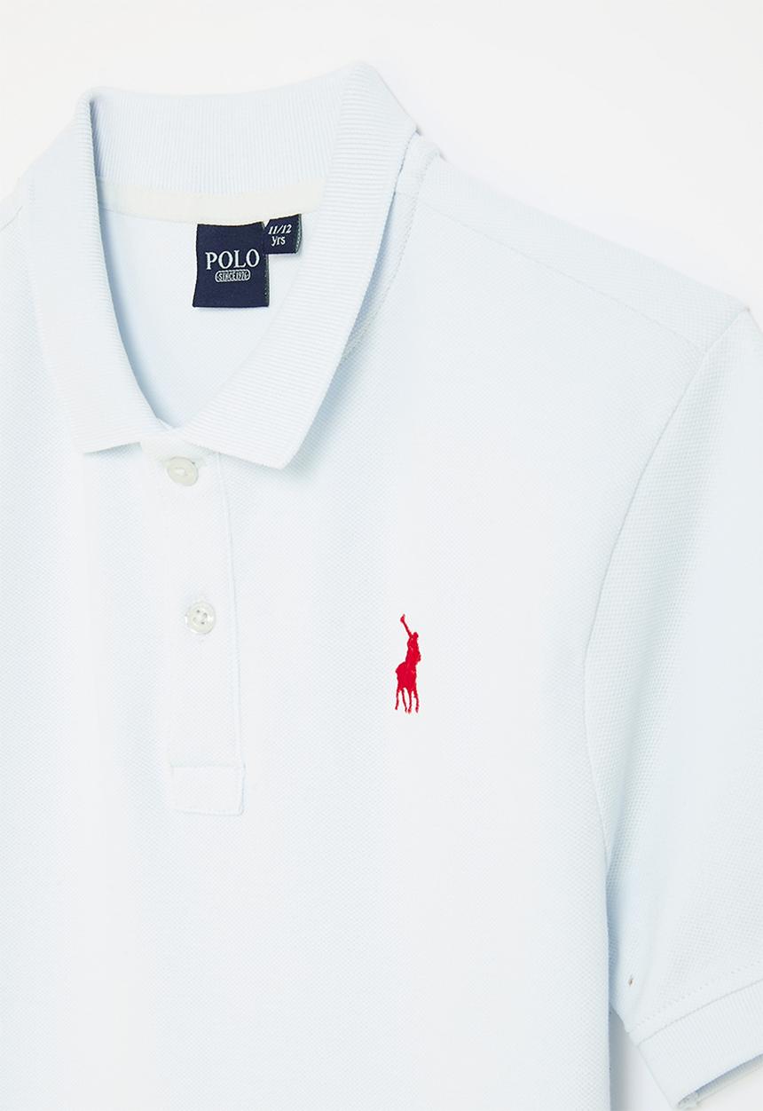 POLO - Boys austin ss golfer - ice blue