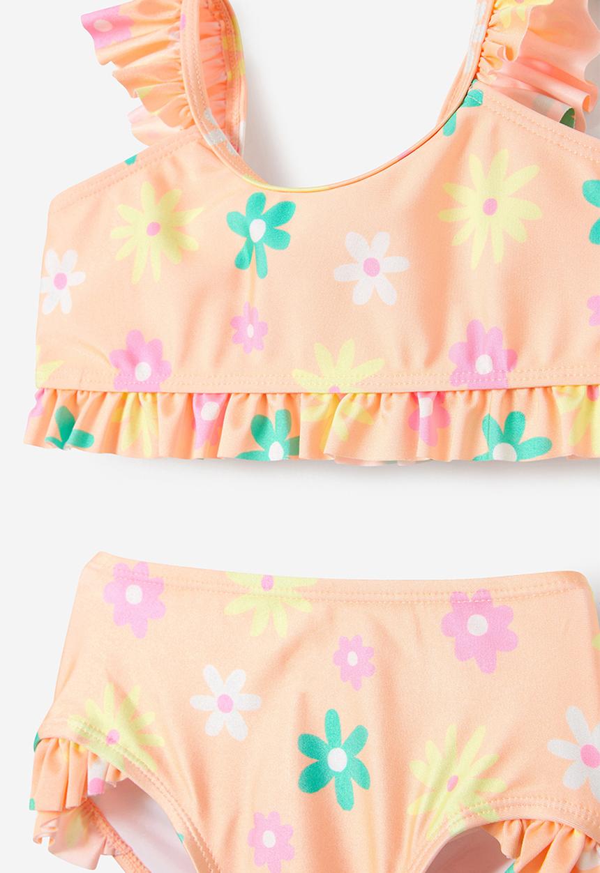 Cotton On - Emily bikini - tropical orange/daisy