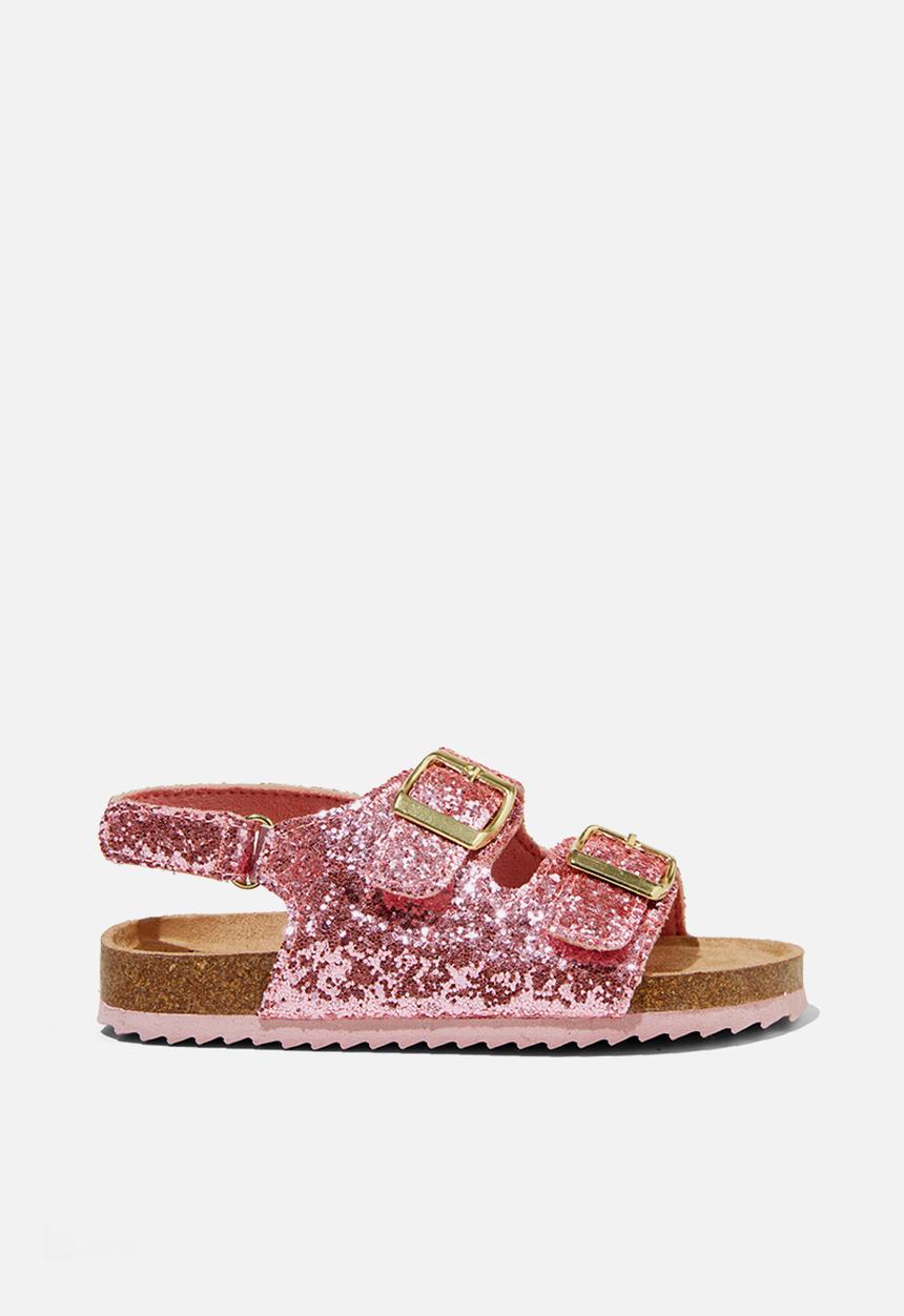 Cotton On - Theo sandal - pink chunky glitter