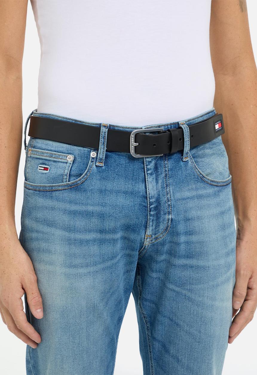 Tommy Hilfiger - TJM Adj. Leather 3.5 - Black
