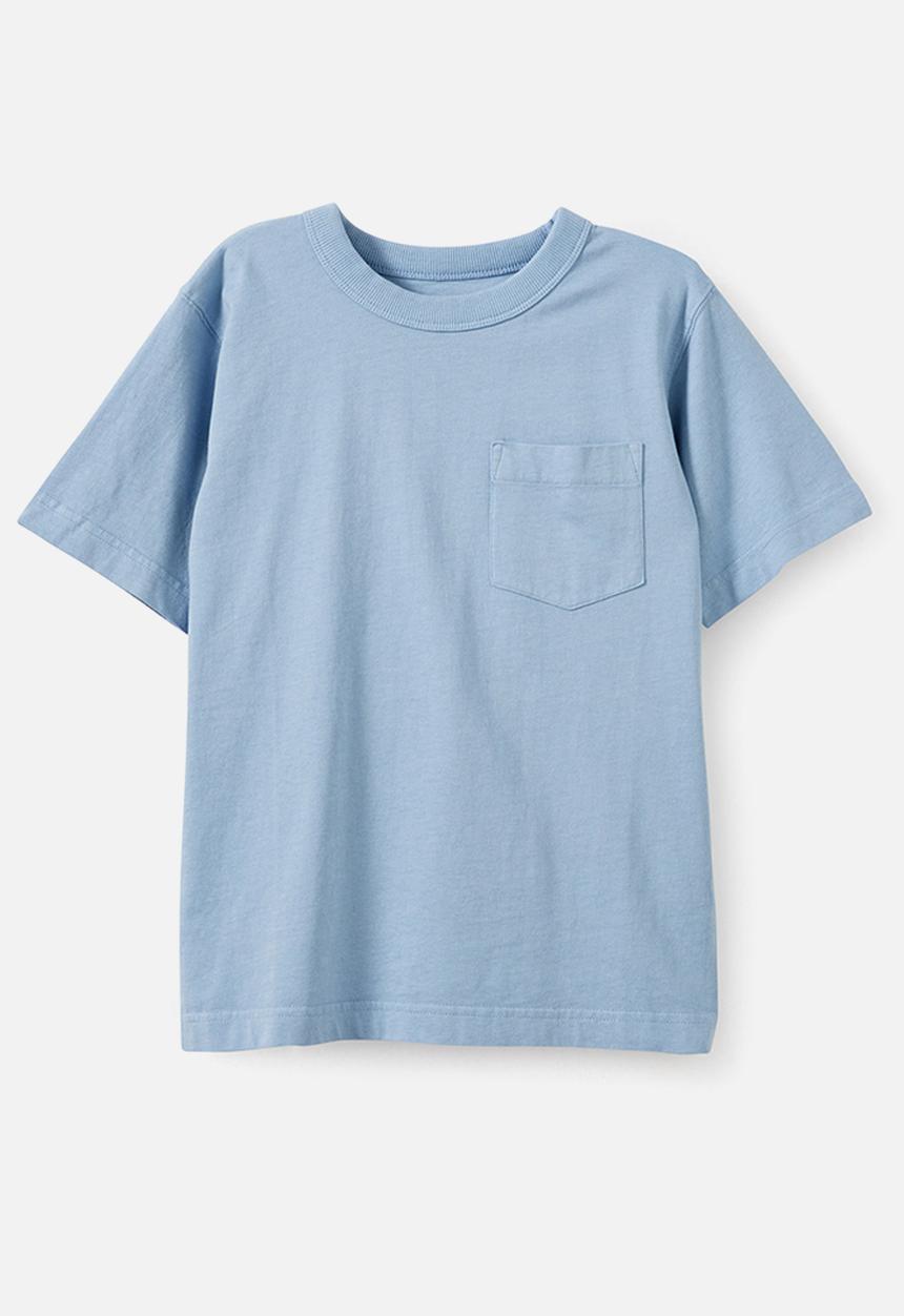 Cotton On - The essential short sleeve tee - dusty blue wash