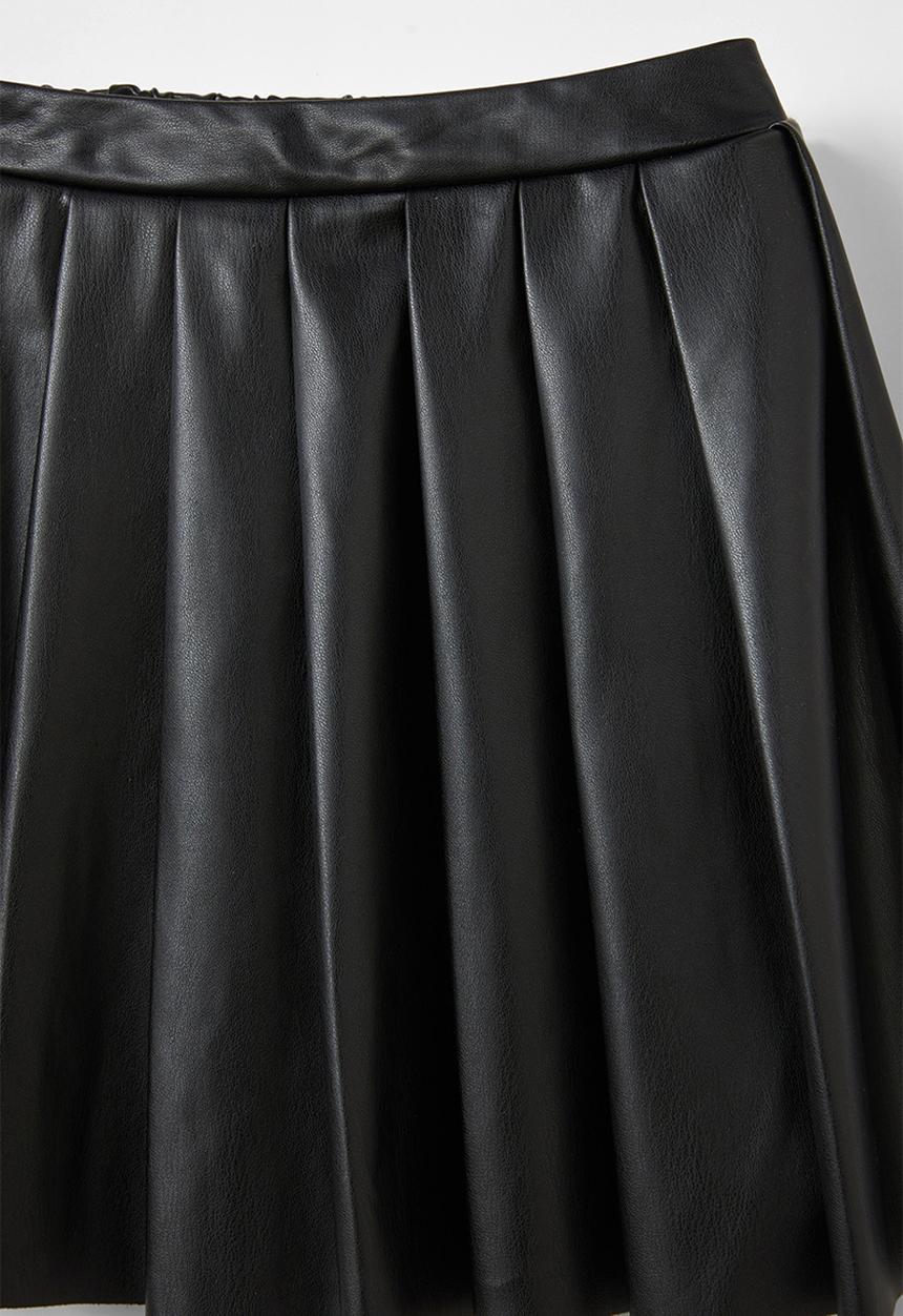 Cotton On - Athena pleated skirt - black