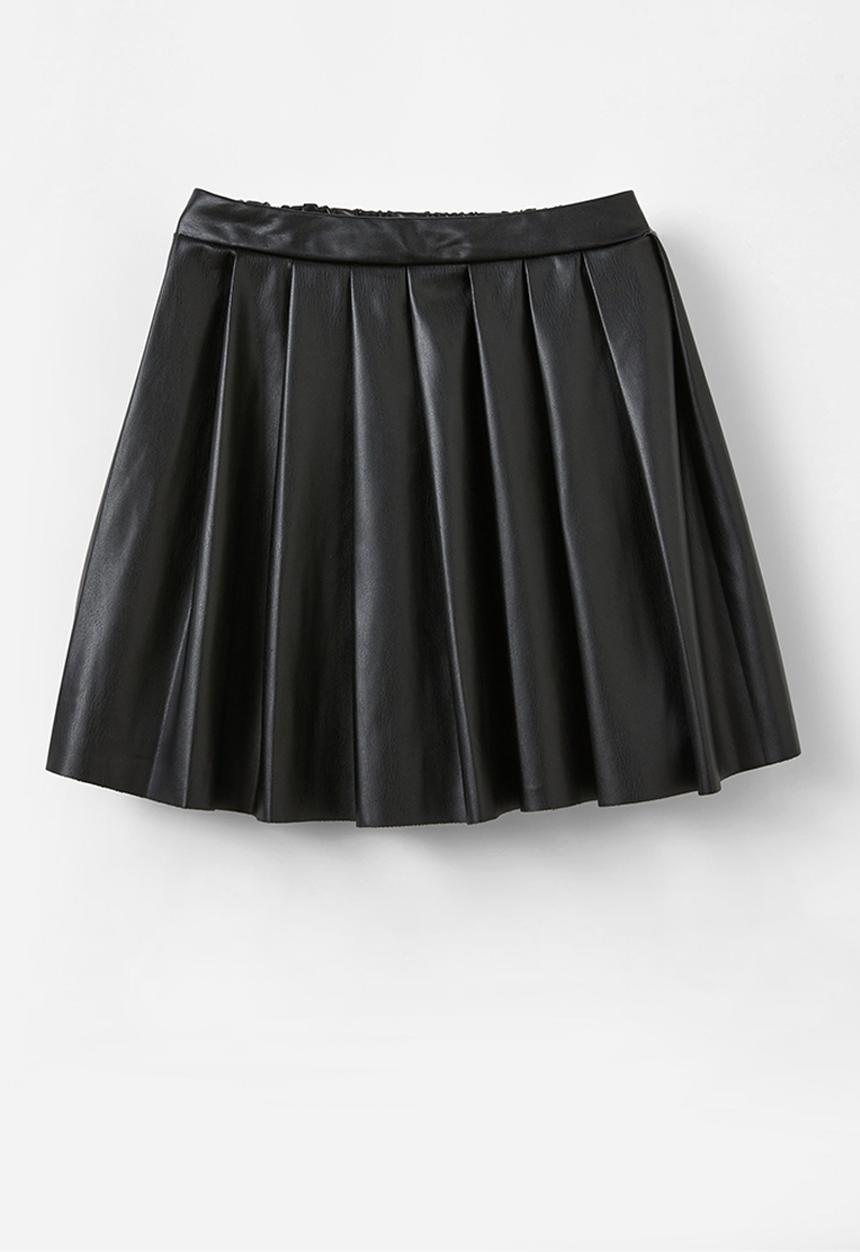 Cotton On - Athena pleated skirt - black