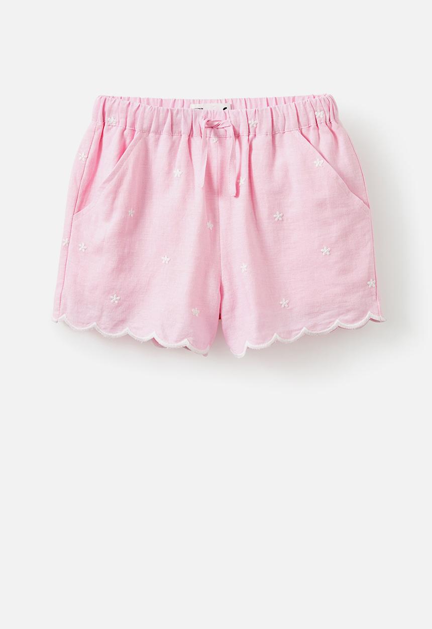 Cotton On - Havana scalloped short - blush pink