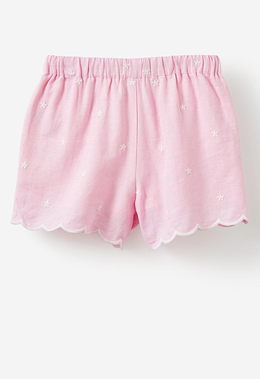 Cotton On - Havana scalloped short - blush pink