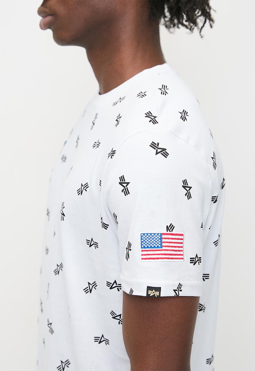 Alpha Industries - Aop Flying 'A' - White