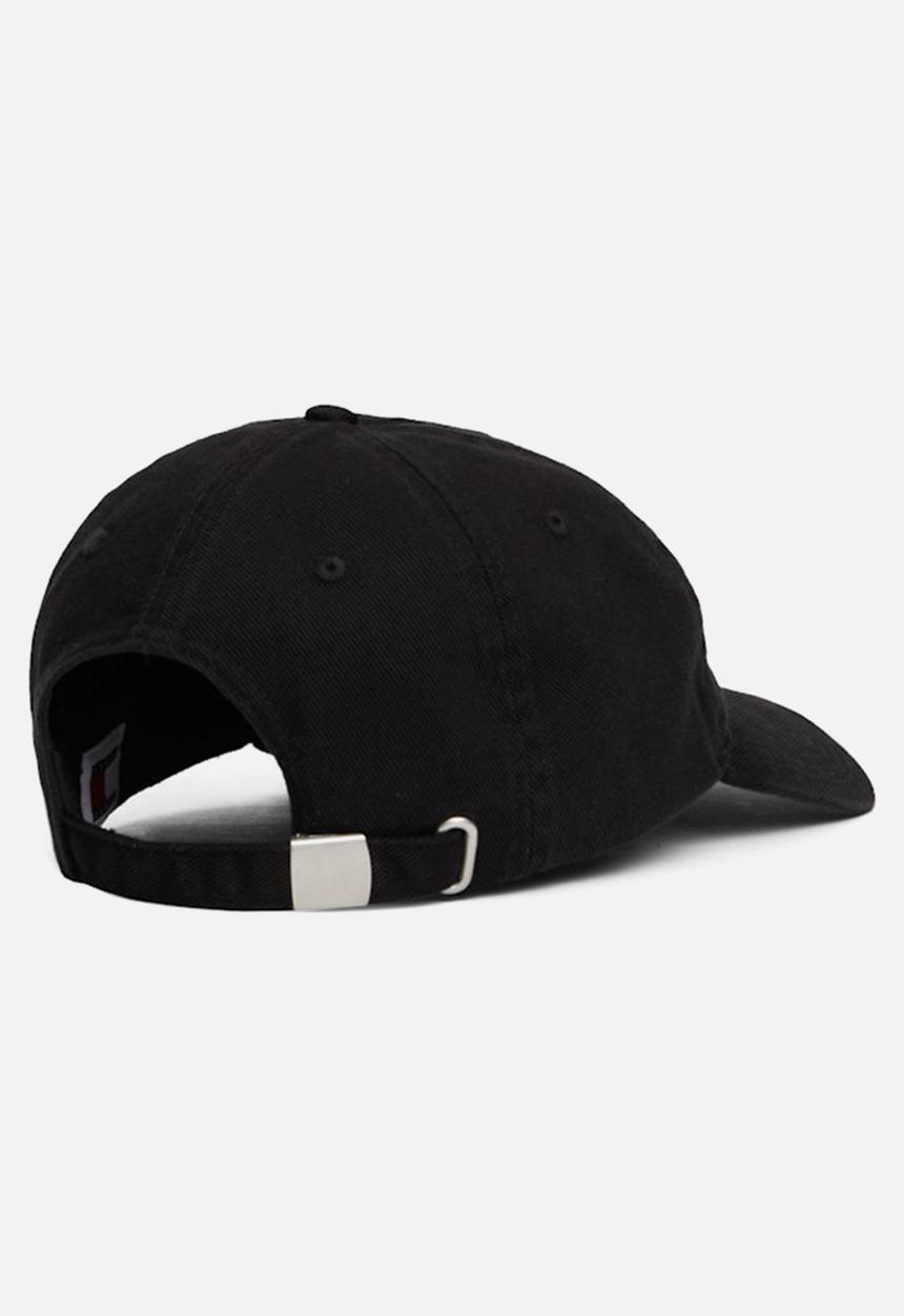 Tommy Hilfiger - TJM Elongated Flag Denim Cap - Black