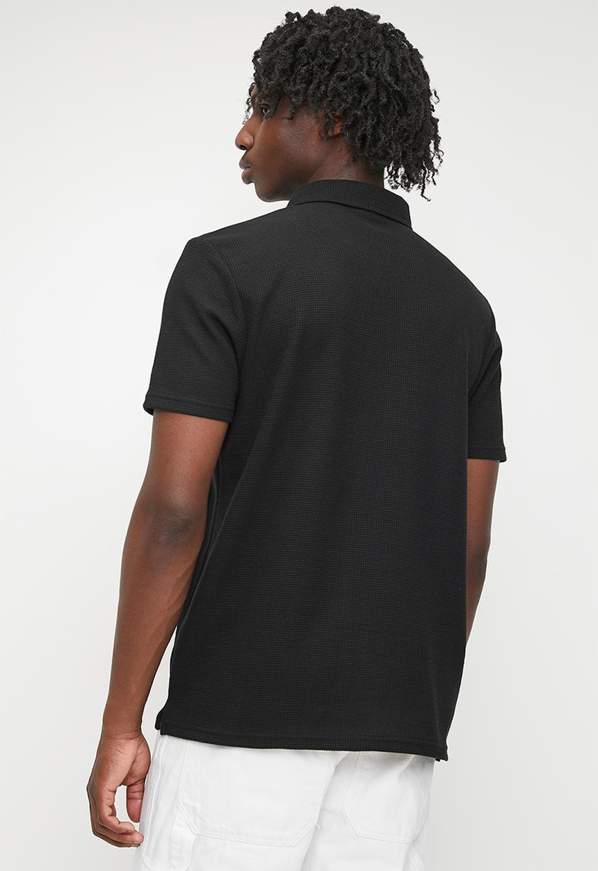 FILA - Ari waffle golfer - black