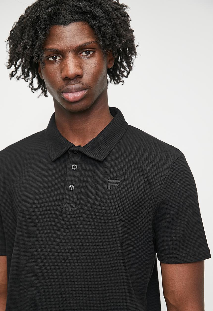 FILA - Ari waffle golfer - black