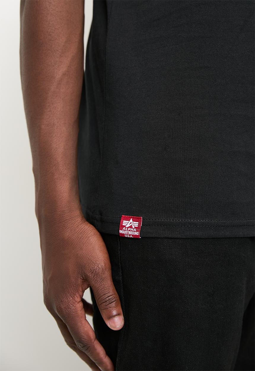 Alpha Industries - Rainbow Print T - Black