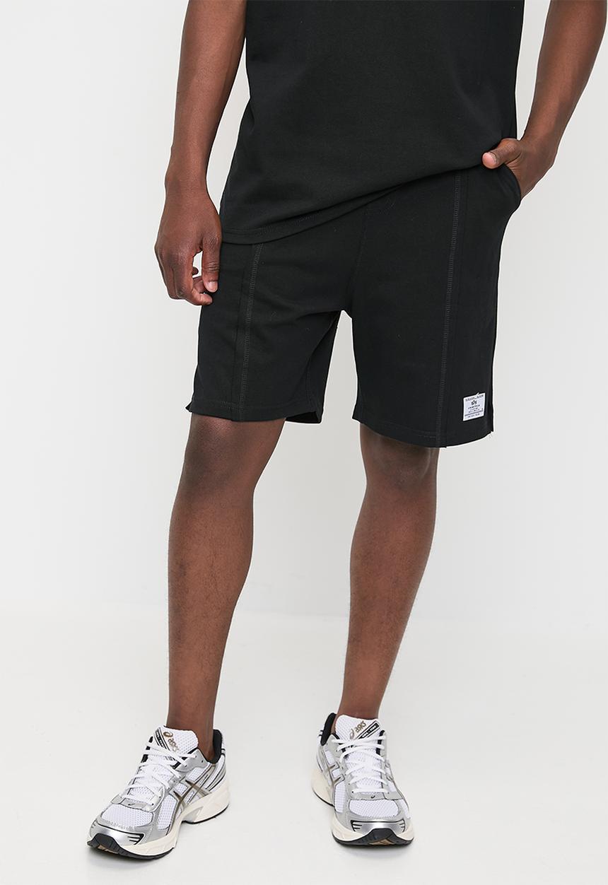 Alpha Industries - Cut And Sew Raw Edge - Black